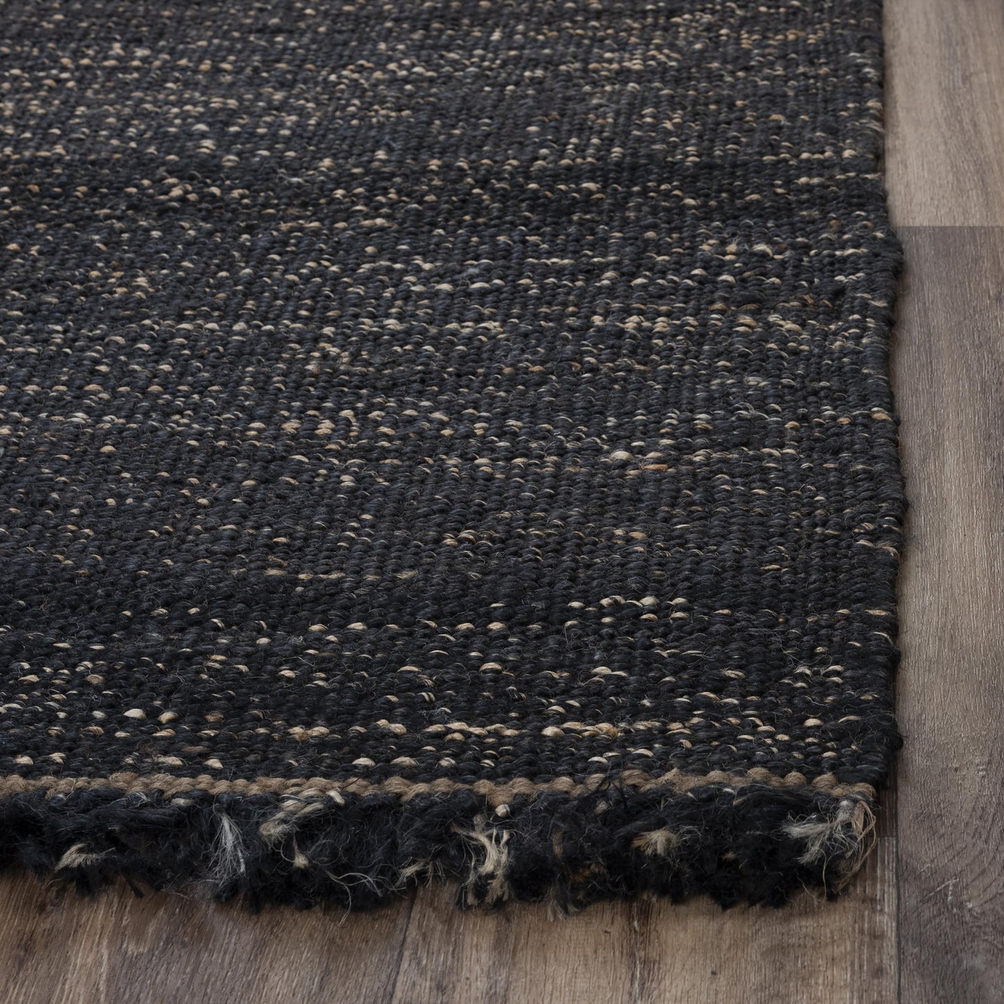 Bengal BNL934 Black Hand Woven Rug - Rizzy