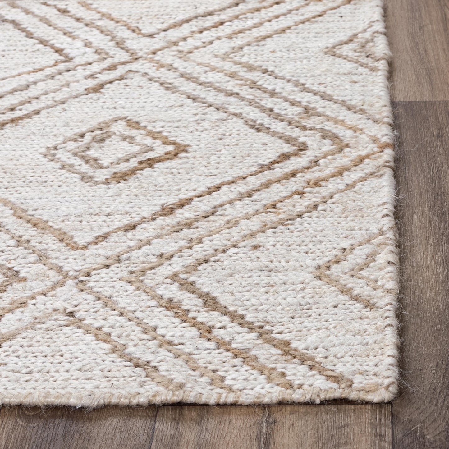 Bengal BNL941 Beige Hand Woven Rug - Rizzy