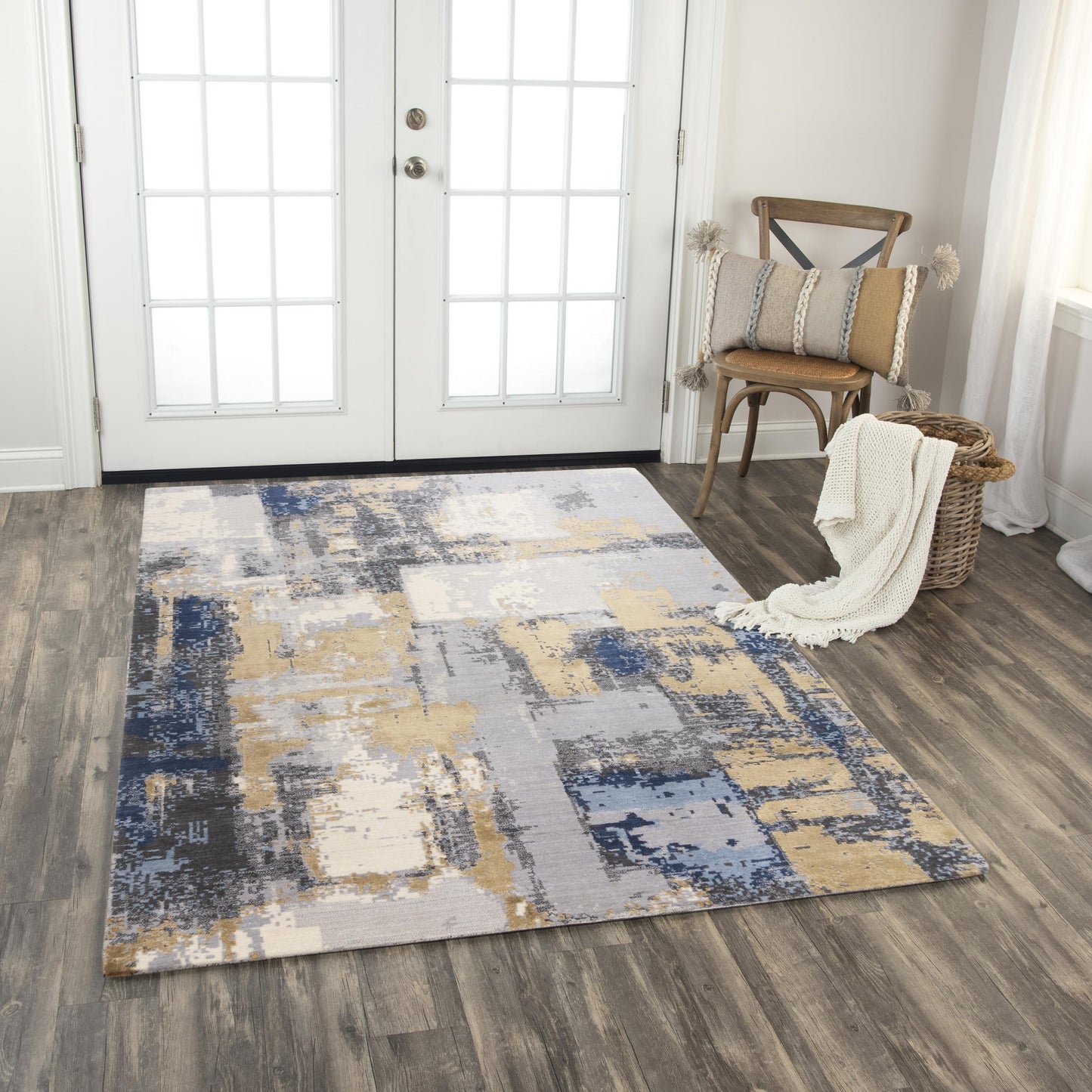 Bolero BOL725 Blue/Multi Hybrid Rug - Rizzy