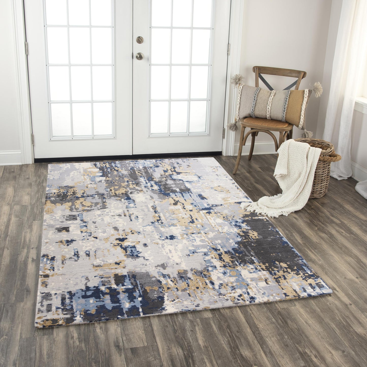 Bolero BOL727 Blue/Multi Hybrid Rug - Rizzy