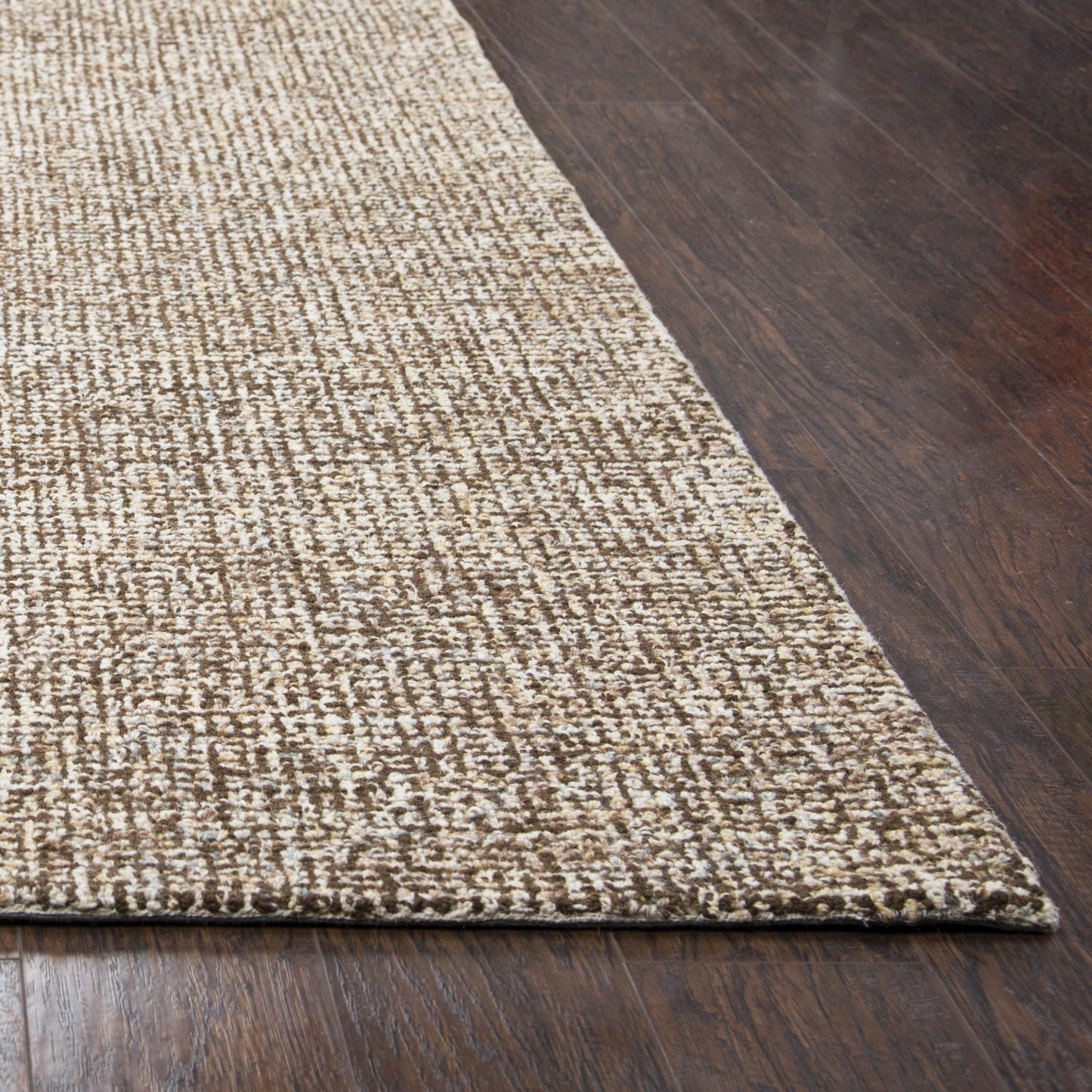 Brindleton BR360A Brown/Ivory Hand Tufted Rug - Rizzy