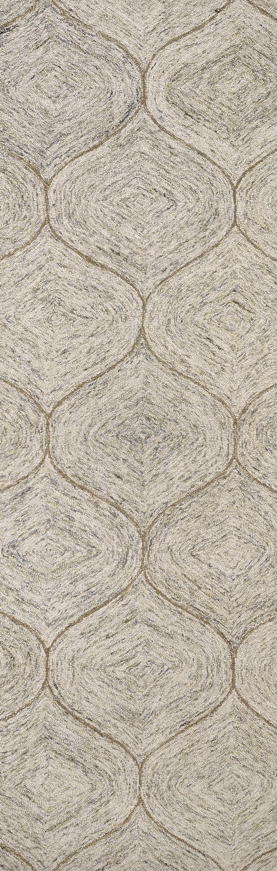 Brindleton BR361A Brown/Ivory Hand Tufted Rug - Rizzy