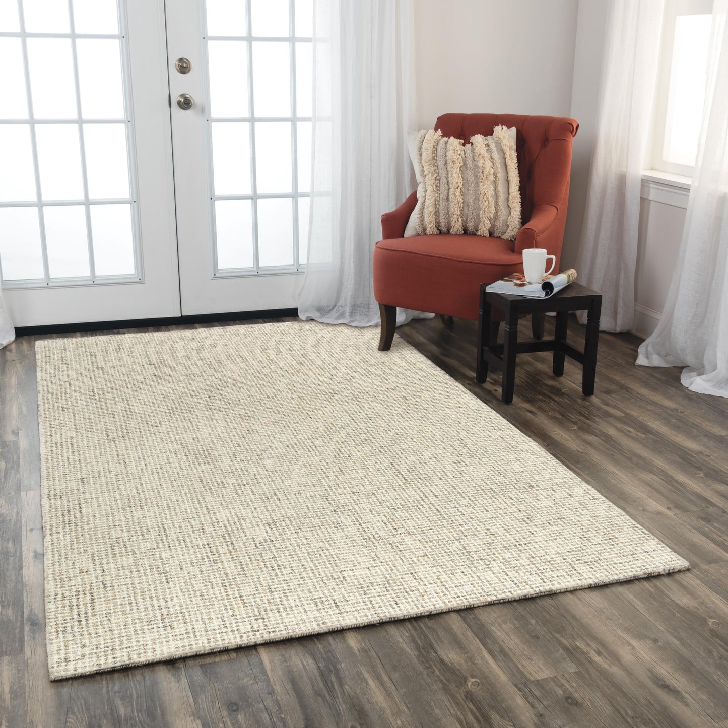 Brindleton BR858A Beige/Brown Hand Tufted Rug - Rizzy