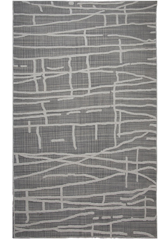 Bixby BX01GR Gray Hand Tufted Rug - Rizzy