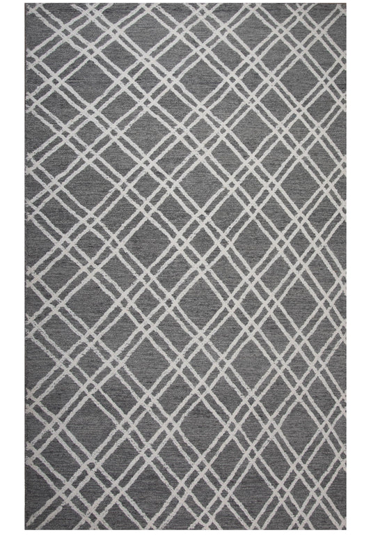 Bixby BX04GR Gray Hand Tufted Rug - Rizzy