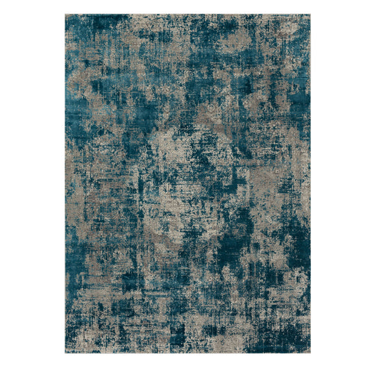 Karastan Rugs Bari Gray Blue Area Rug