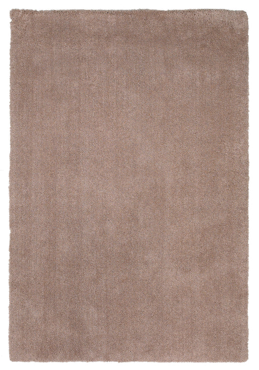 Bliss 1551 Beige Shag Machine Made Area Rug - Kas