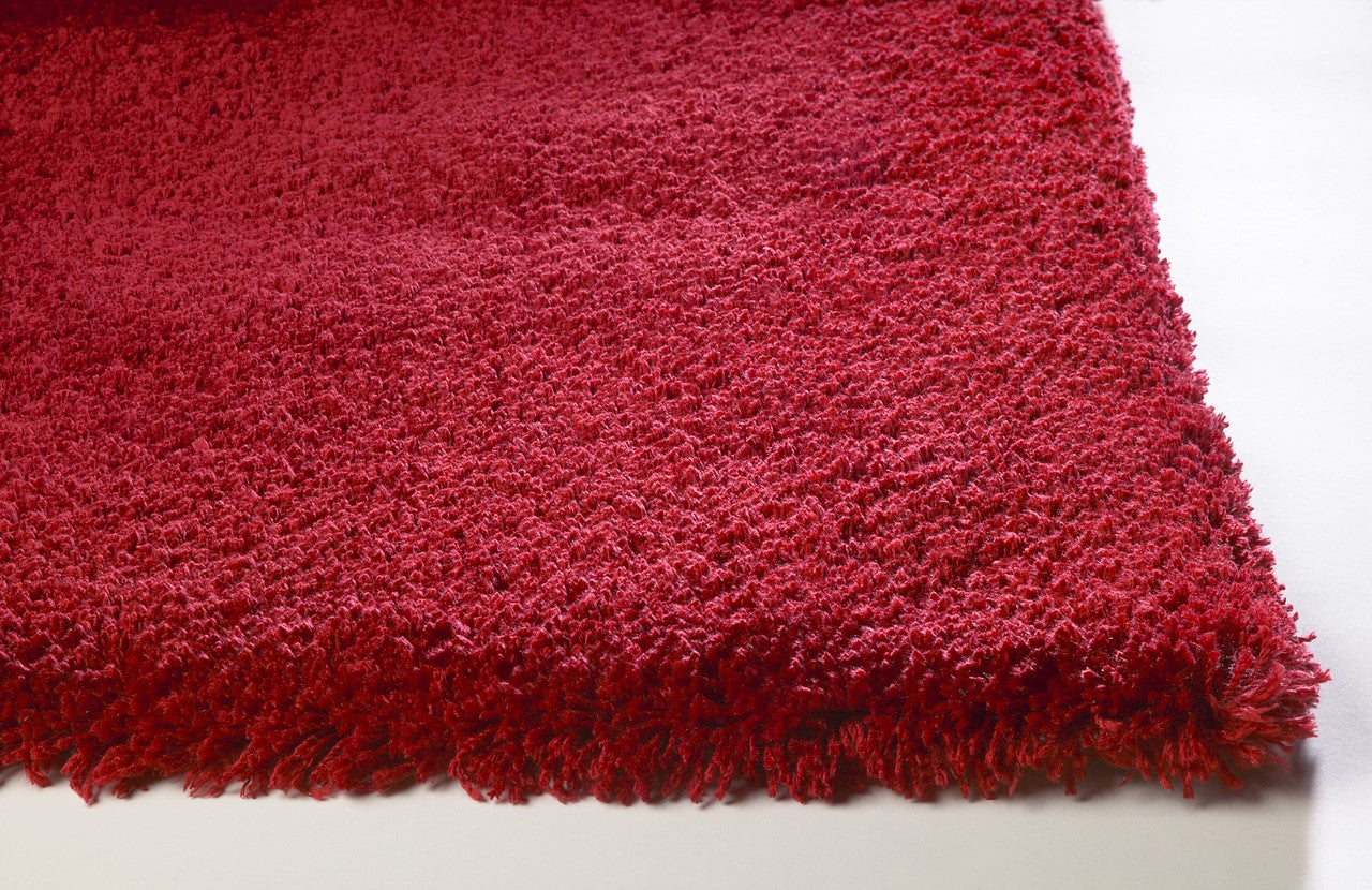 Bliss 1564 Red Shag Machine Made Area Rug - Kas