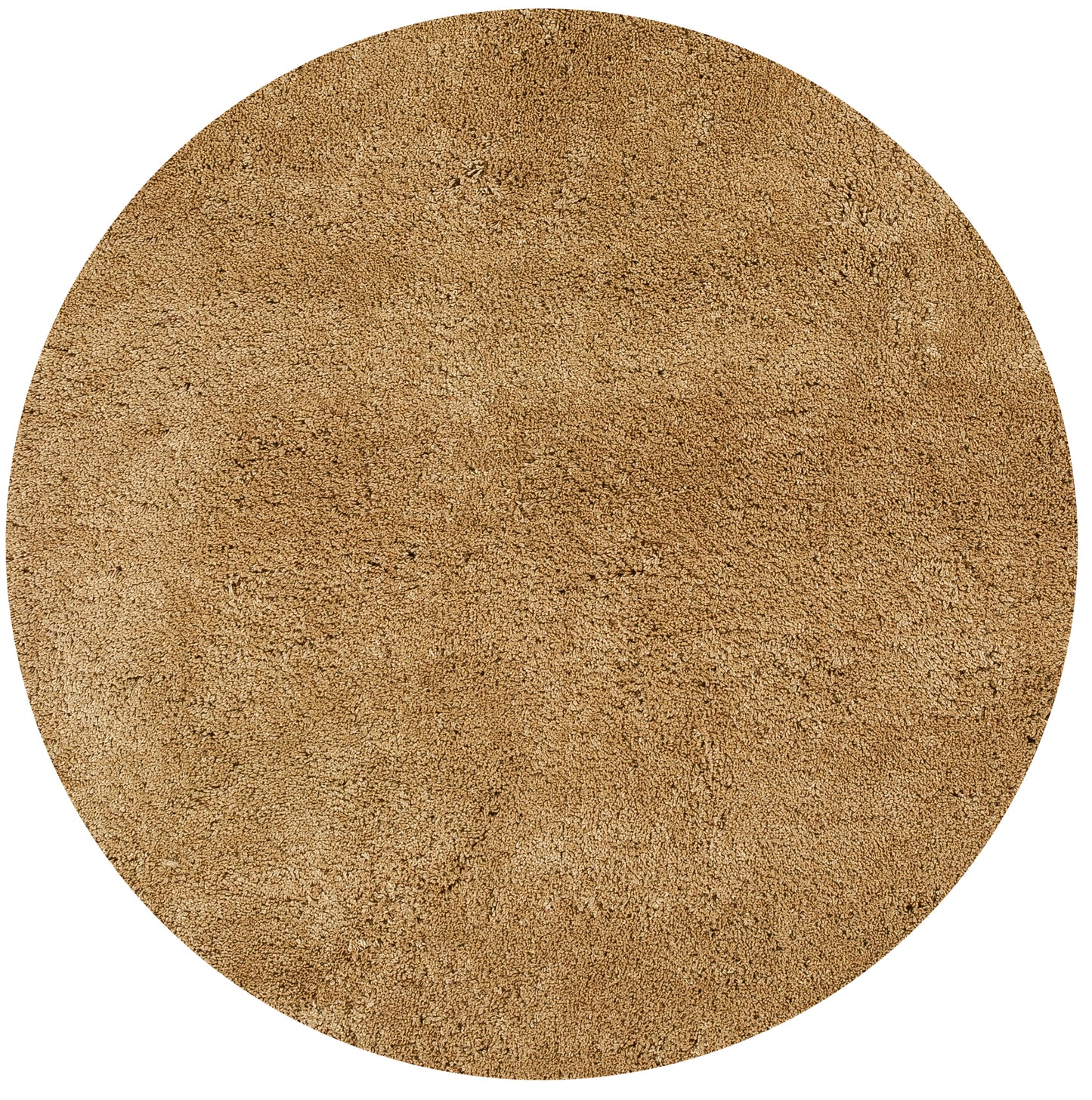 Bliss 1567 Gold Shag Machine Made Area Rug - Kas