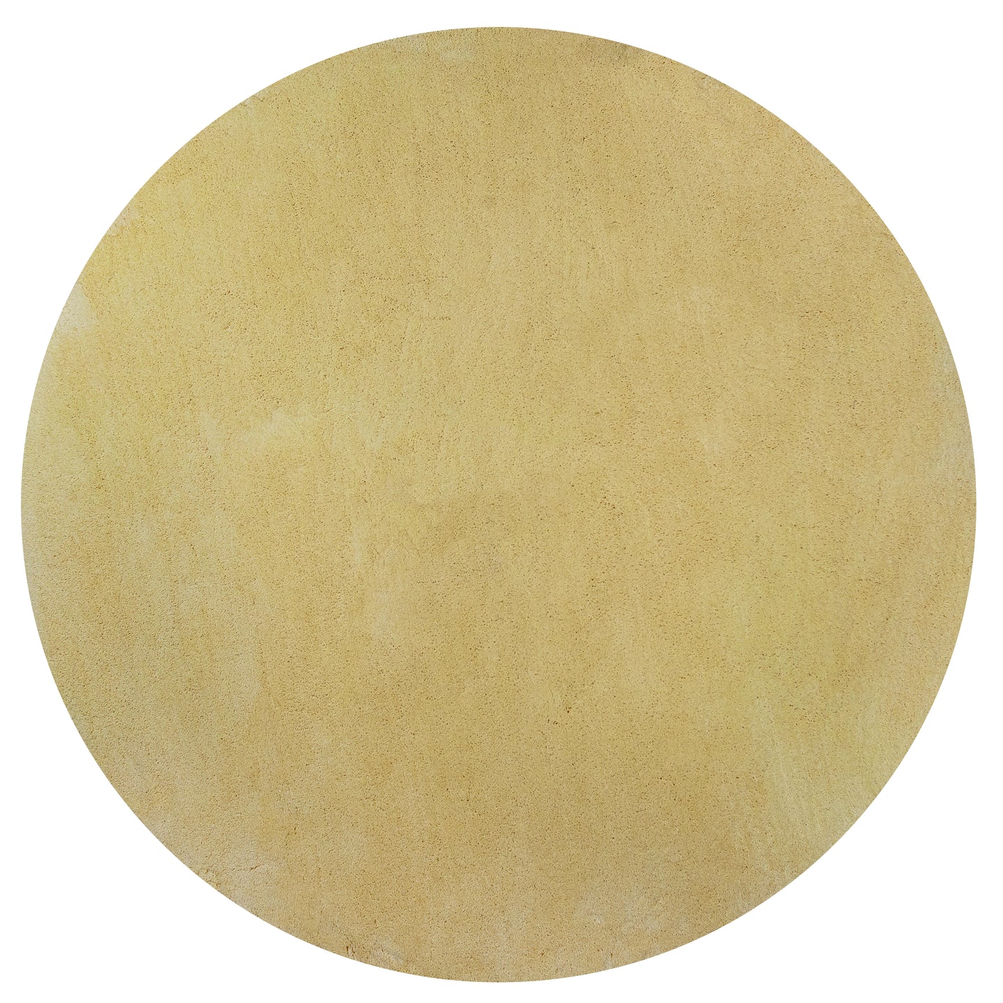 Bliss 1574 Canary Yellow Shag Machine Made Area Rug - Kas