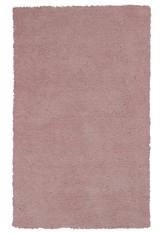 Bliss 1575 Rose Pink Shag Machine Made Area Rug - Kas