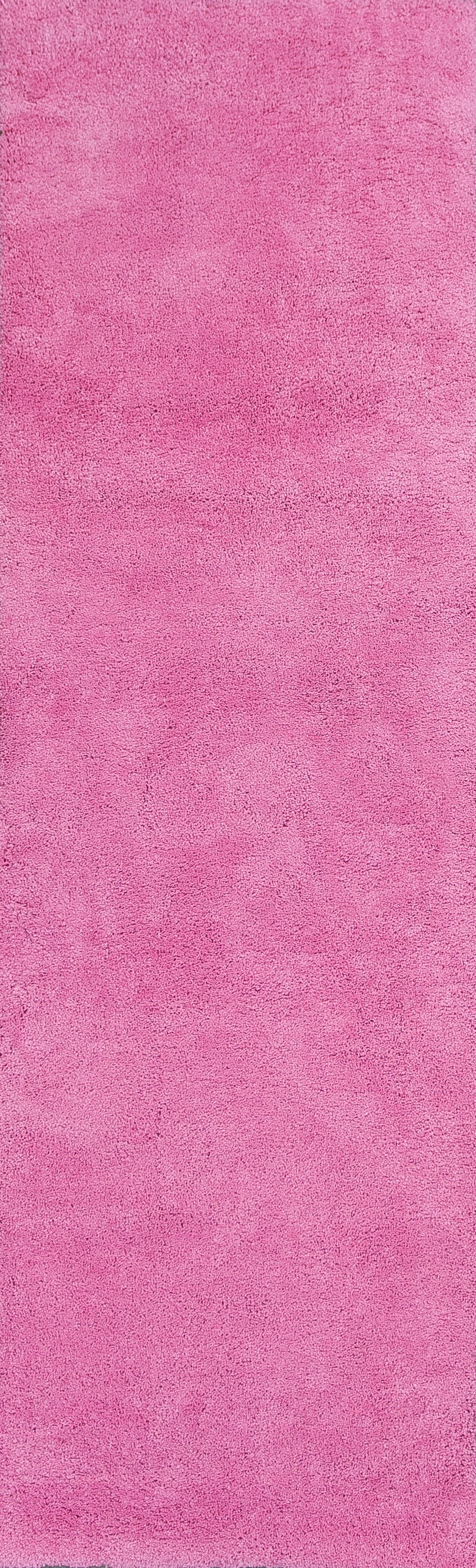 Bliss 1576 Hot Pink Shag Machine Made Area Rug - Kas