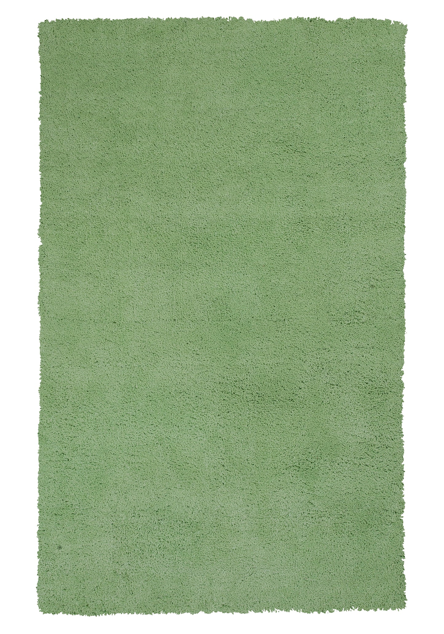 Bliss 1578 Spearmint Green Shag Machine Made Area Rug - Kas