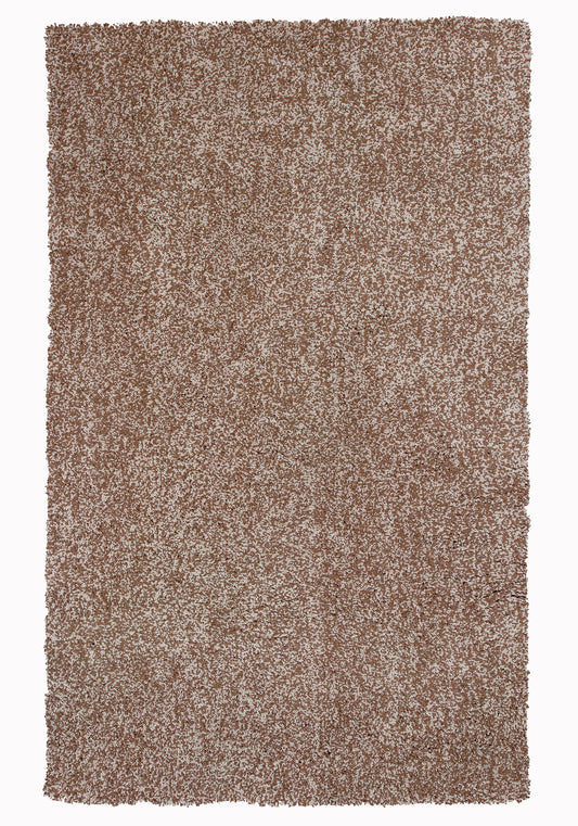 Bliss 1581 Beige Heather Shag Machine Made Area Rug - Kas