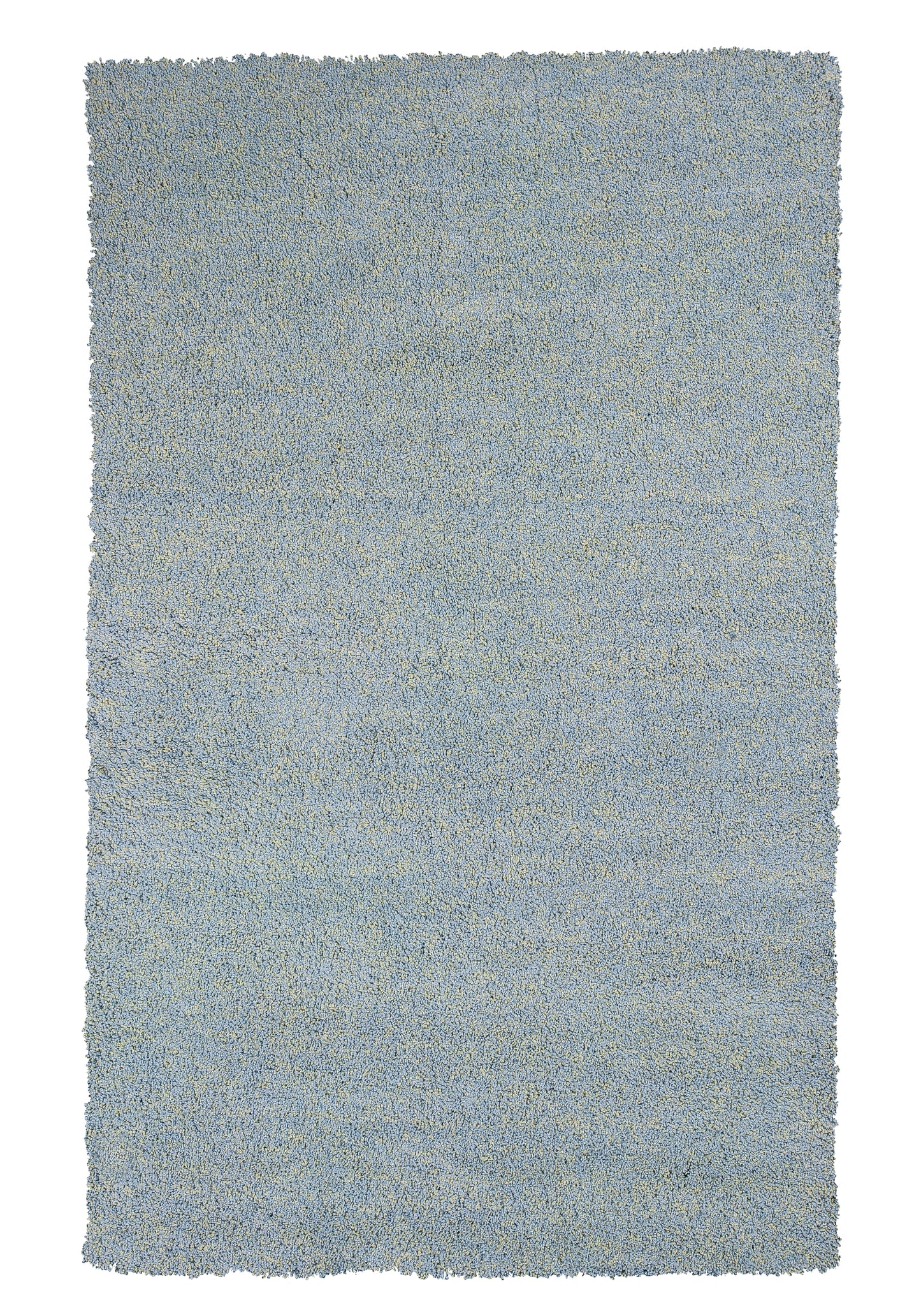 Bliss 1582 Blue Heather Shag Machine Made Area Rug - Kas