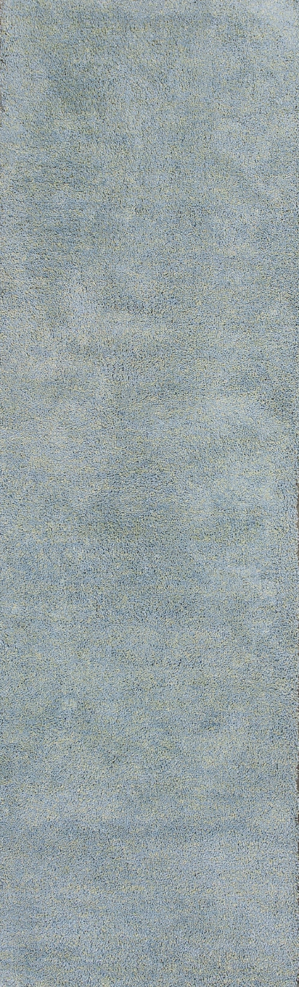 Bliss 1582 Blue Heather Shag Machine Made Area Rug - Kas