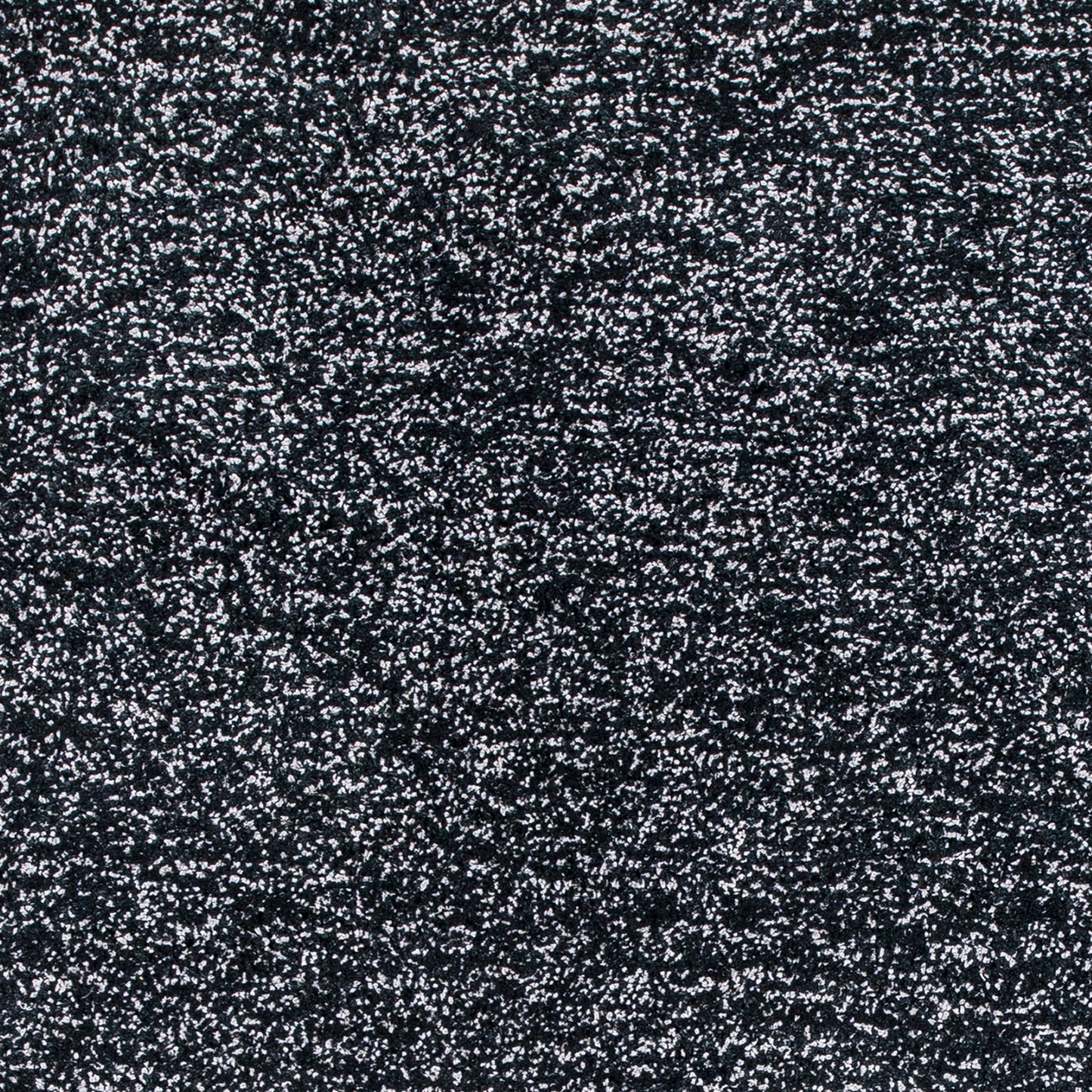 Bliss 1583 Black Heather Shag Machine Made Area Rug - Kas