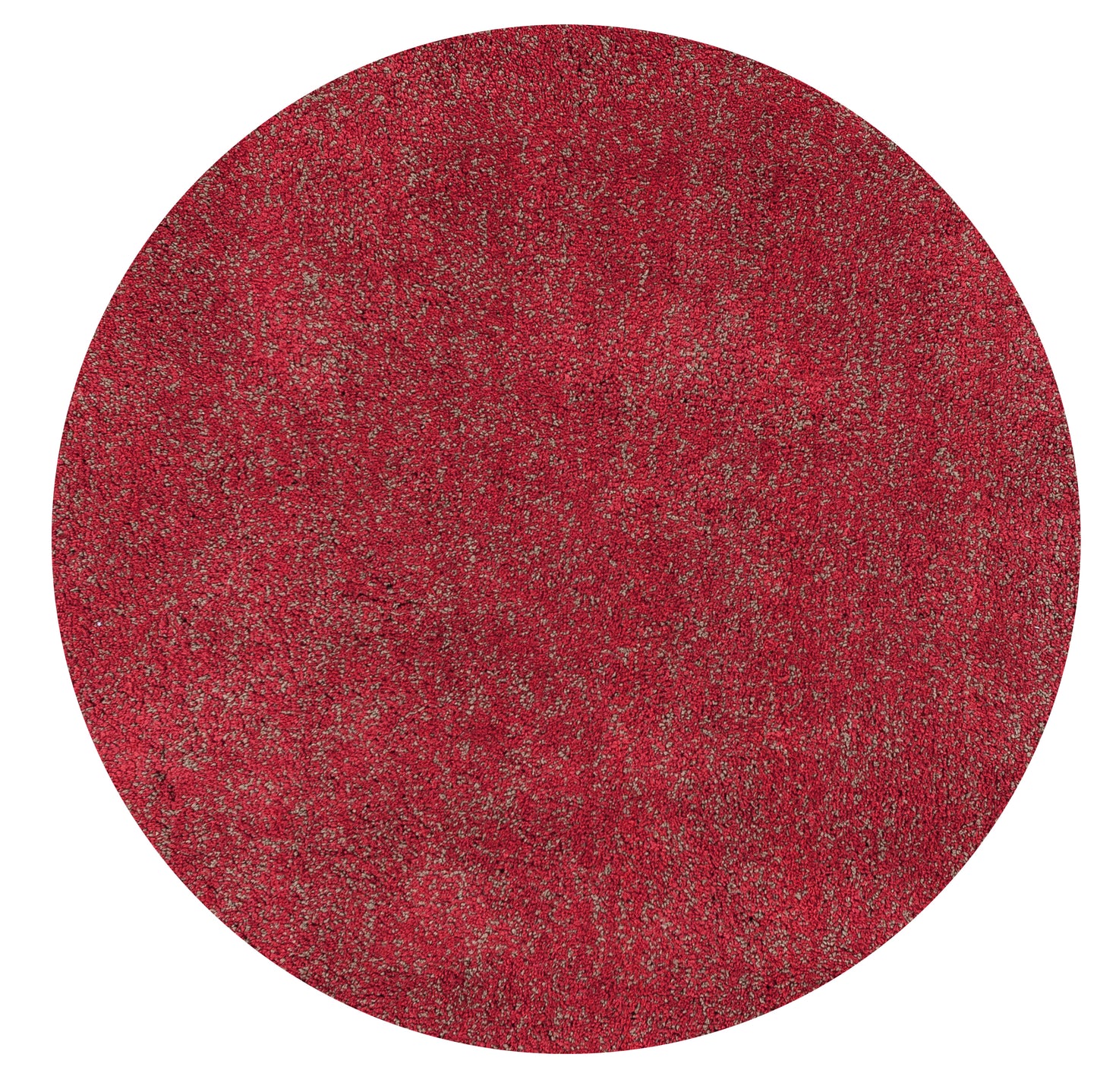 Bliss 1584 Red Heather Shag Machine Made Area Rug - Kas