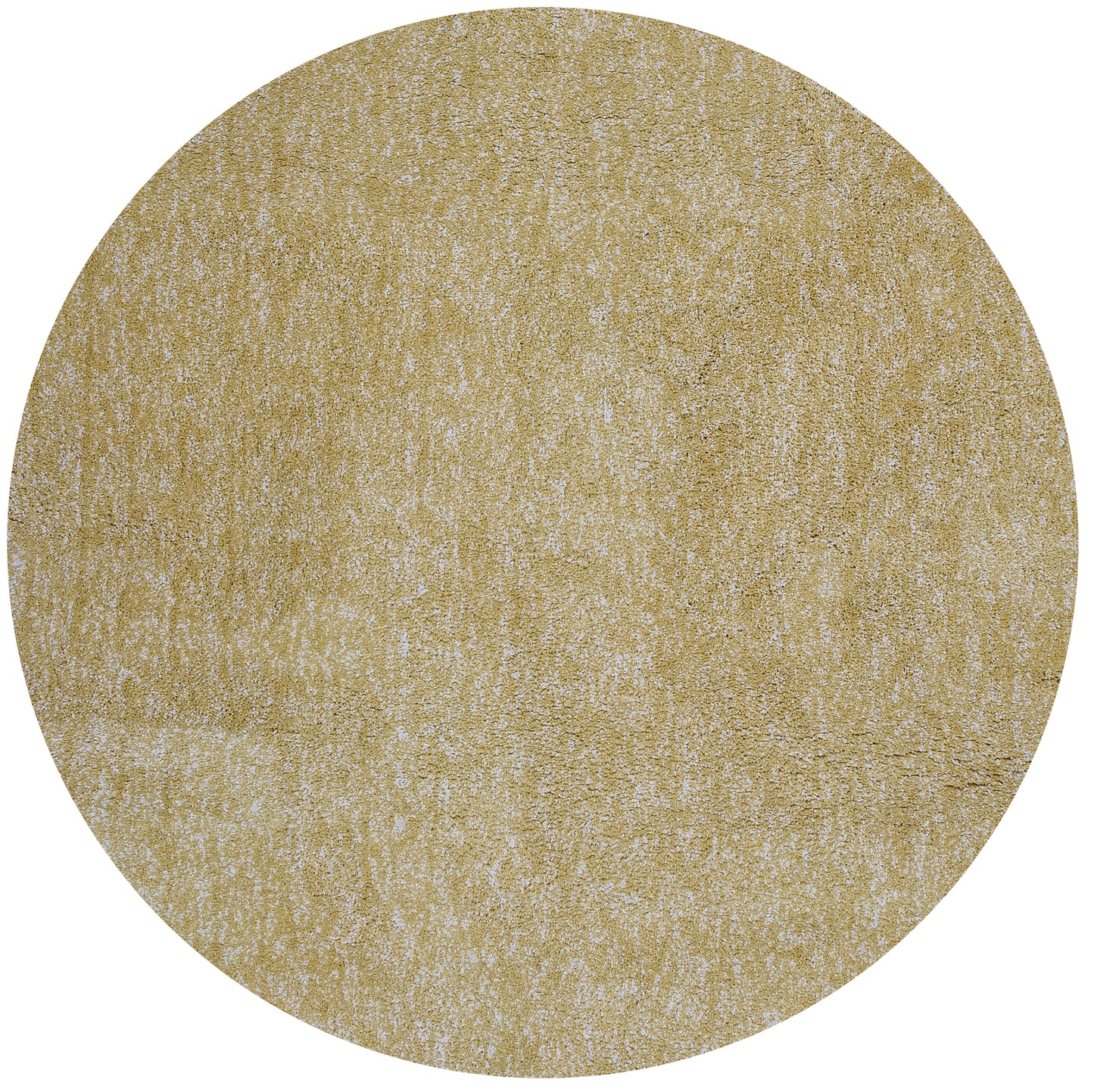 Bliss 1586 Yellow Heather Shag Machine Made Area Rug - Kas