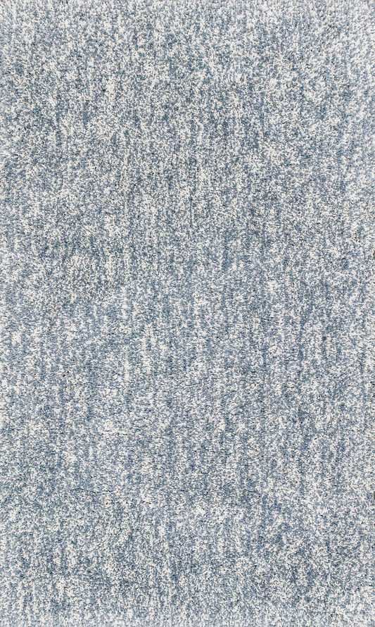 Bliss 1587 Slate Heather Shag Machine Made Area Rug - Kas