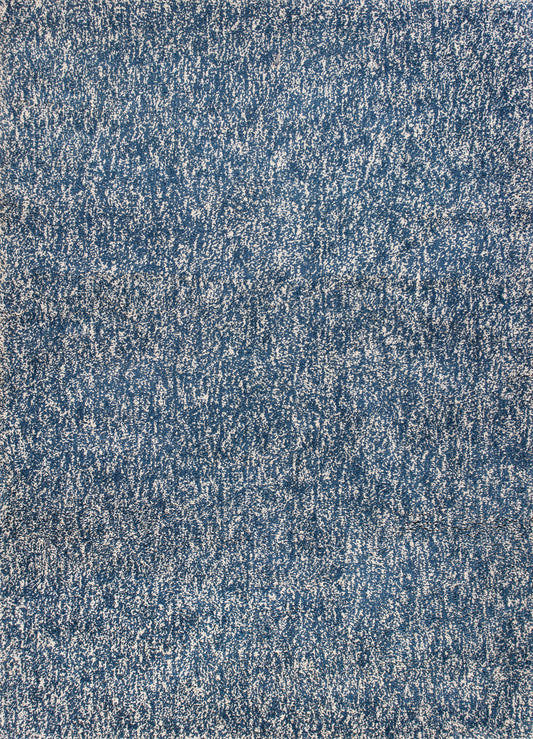 Bliss 1589 Indigo/Ivory Heather Machine Made Area Rug - Kas