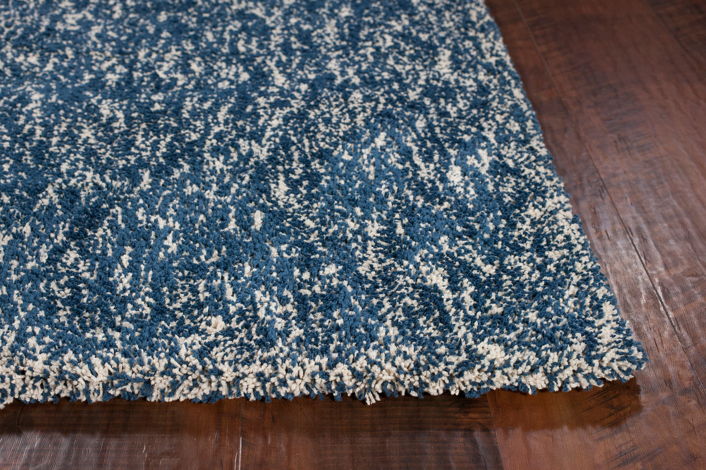 Bliss 1589 Indigo/Ivory Heather Machine Made Area Rug - Kas