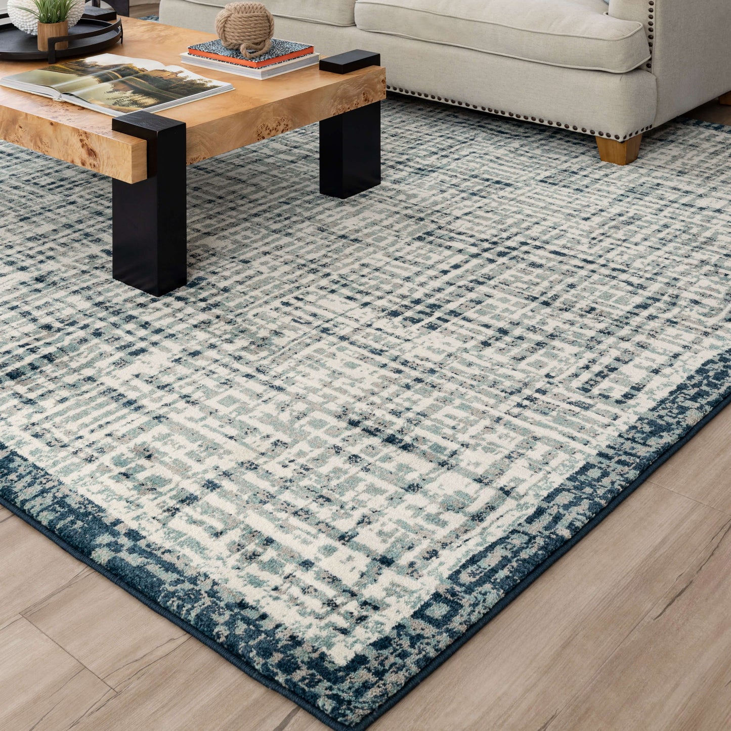 Karastan Rugs Breakwater Robins Egg Area Rug