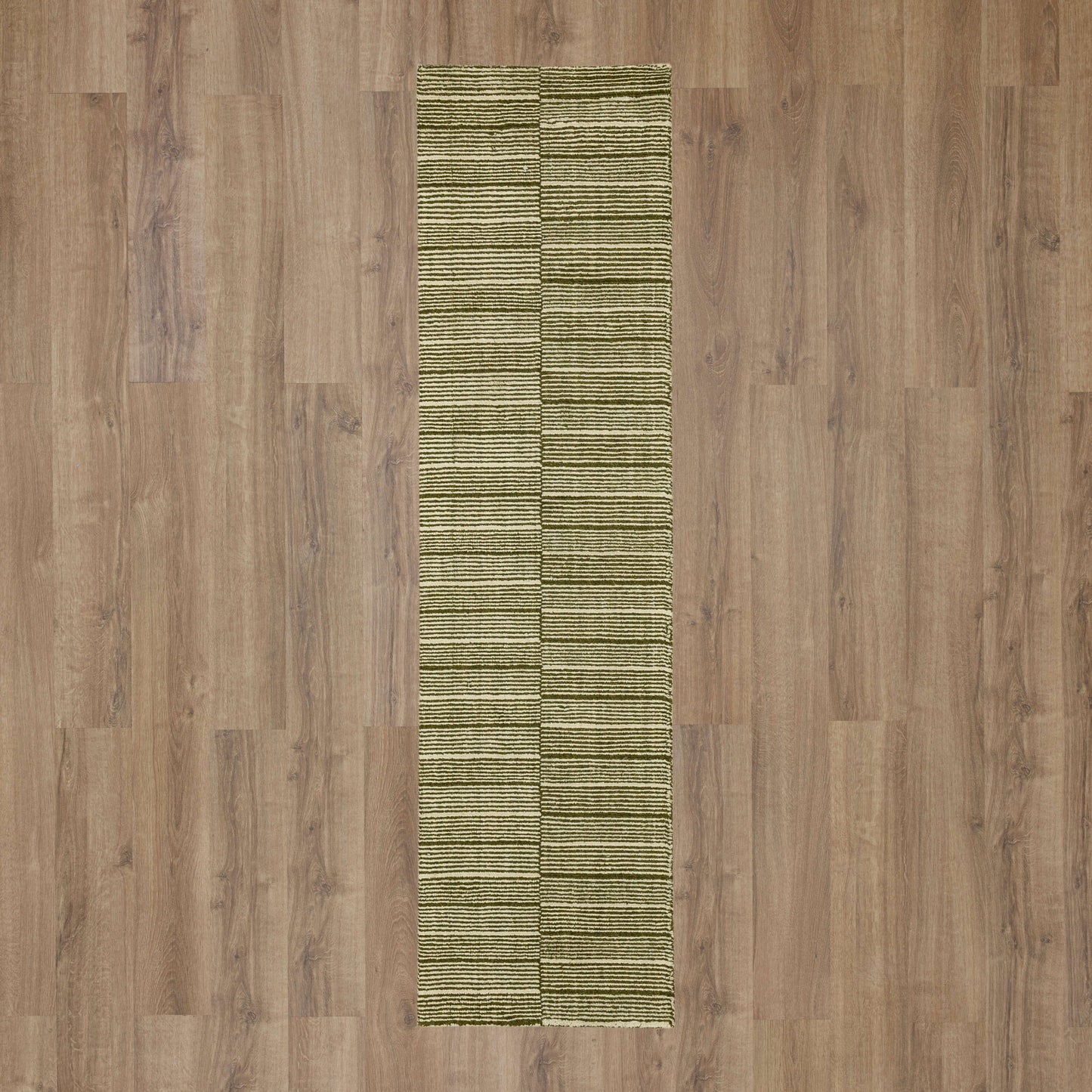 Karastan Rugs Broken Stripe Moss Area Rug