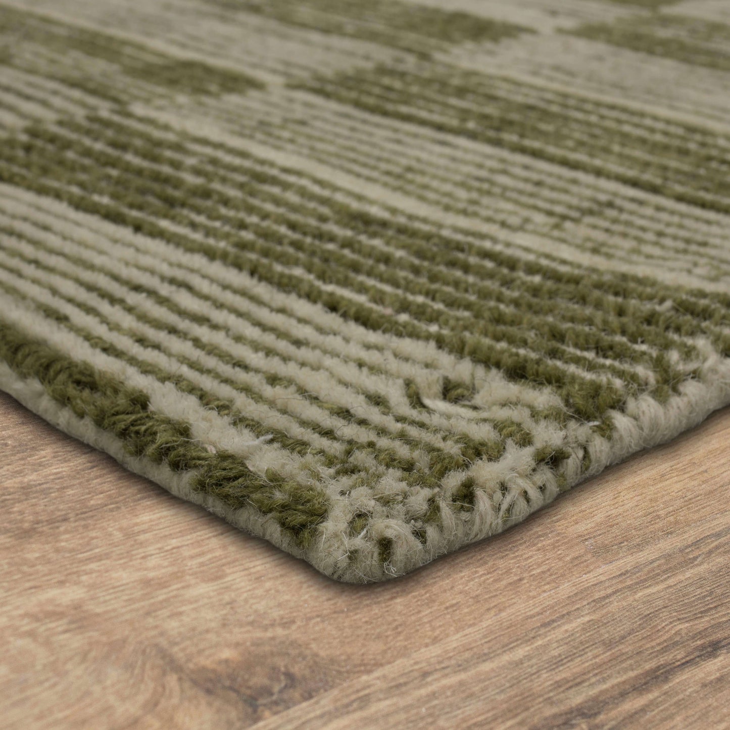 Karastan Rugs Broken Stripe Moss Area Rug