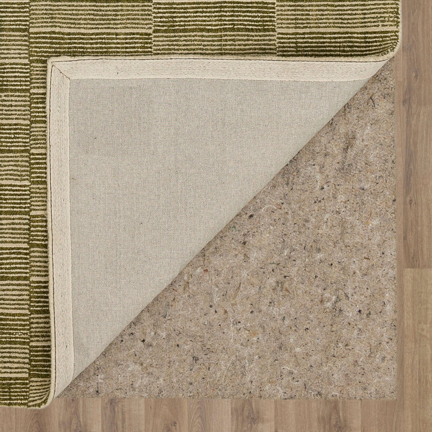 Karastan Rugs Broken Stripe Moss Area Rug