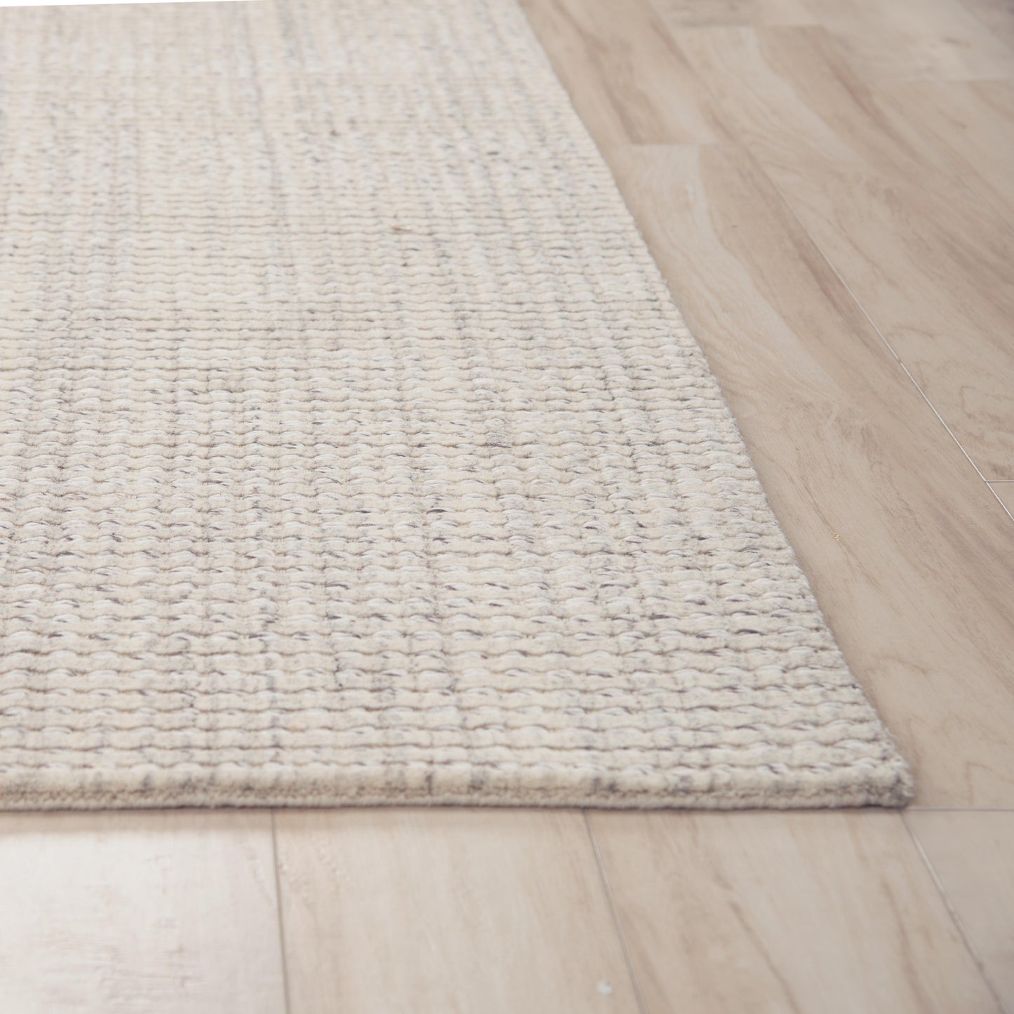 Cable CBA699 Oyster Hand Loomed Rug - Rizzy