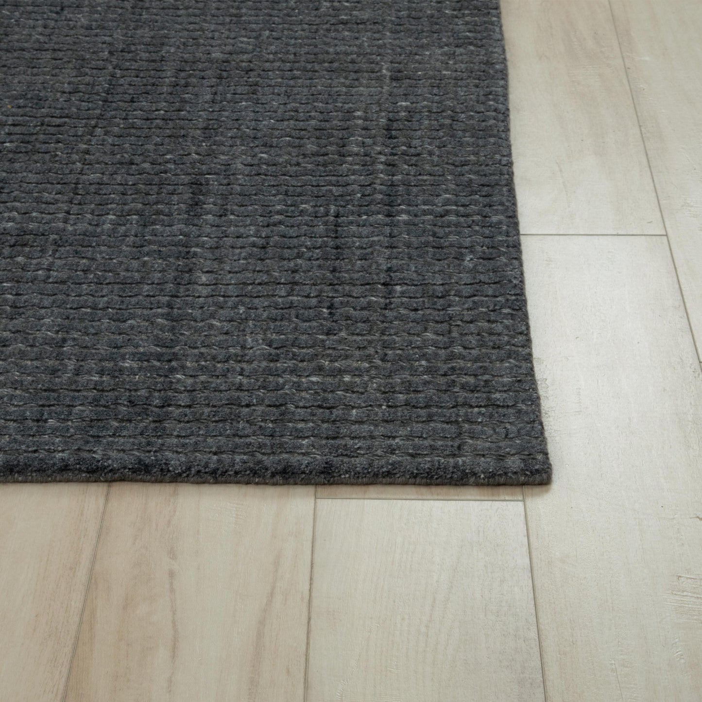 Cable CBA700 Charcoal Hand Loomed Rug - Rizzy