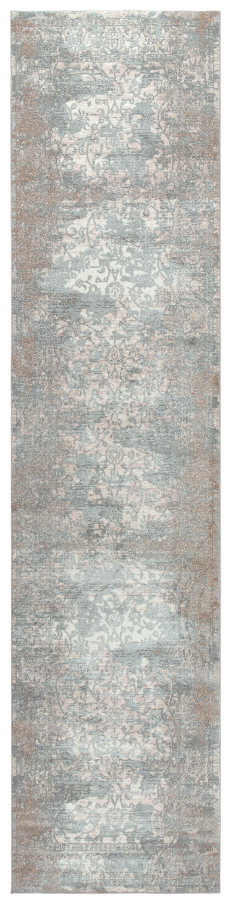 Chelsea CHS104 Gray/Cream Power Loomed Rug - Rizzy