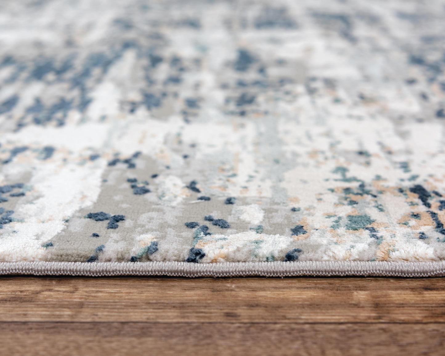 Chelsea CHS105 Ivory / Teal Power Loomed Rug - Rizzy