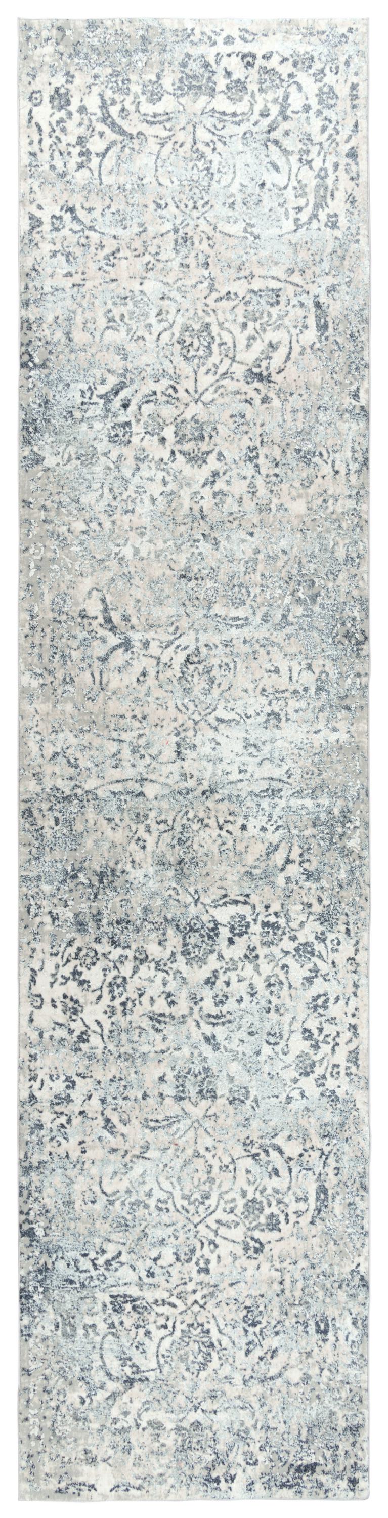 Chelsea CHS109 Cream/Gray Power Loomed Rug - Rizzy