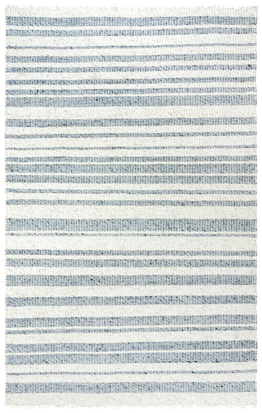 Capri CPI101 Ivory/Gray Hand Woven Rug - Rizzy