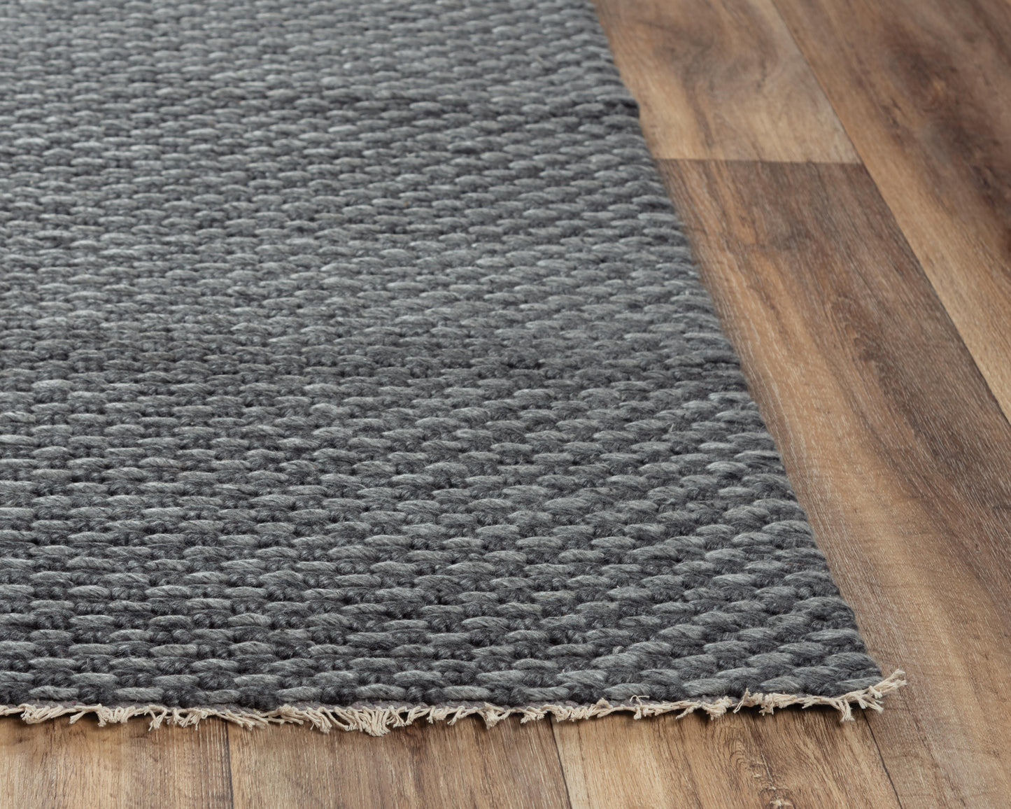 Capri CPI102 Gray Hand Woven Rug - Rizzy