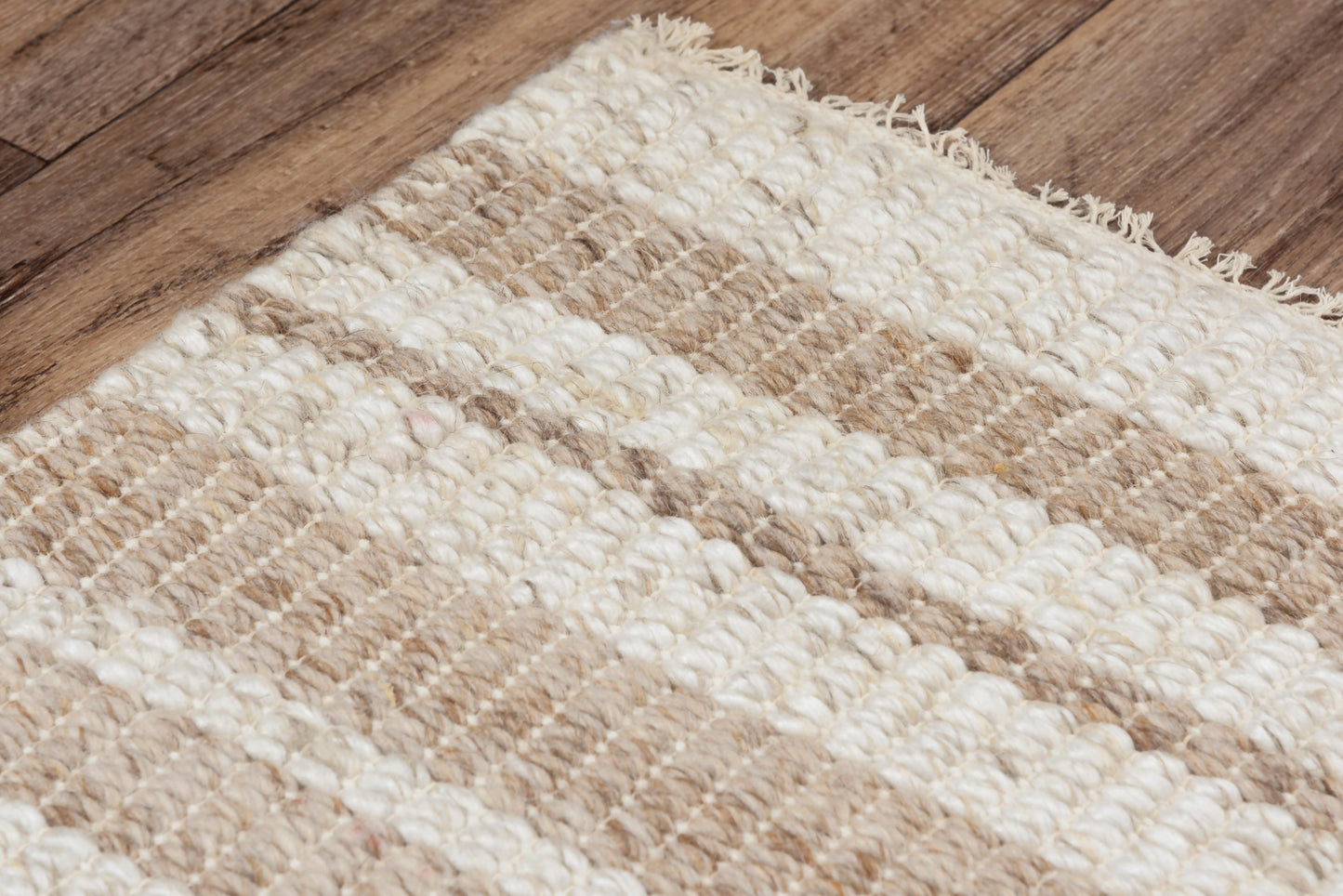 Capri CPI106 Ivory/Beige Hand Woven Rug - Rizzy