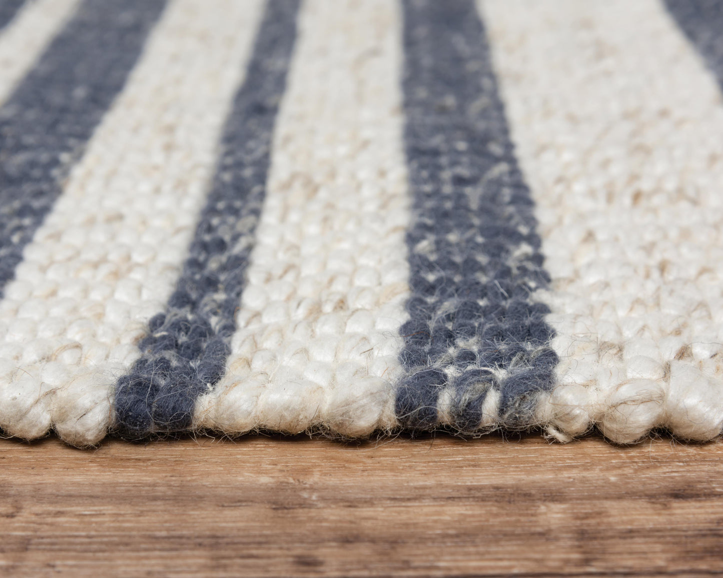 Capri CPI107 Ivory/Blue Hand Woven Rug - Rizzy