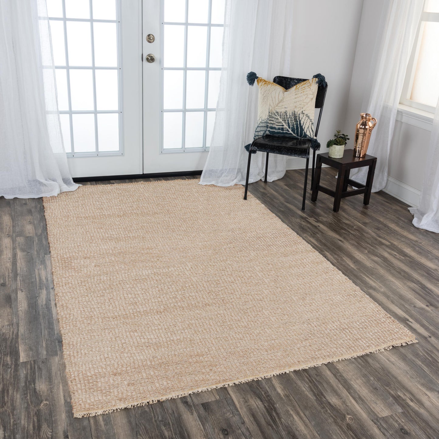 Capri CPI109 Lt.Brown Hand Woven Rug - Rizzy