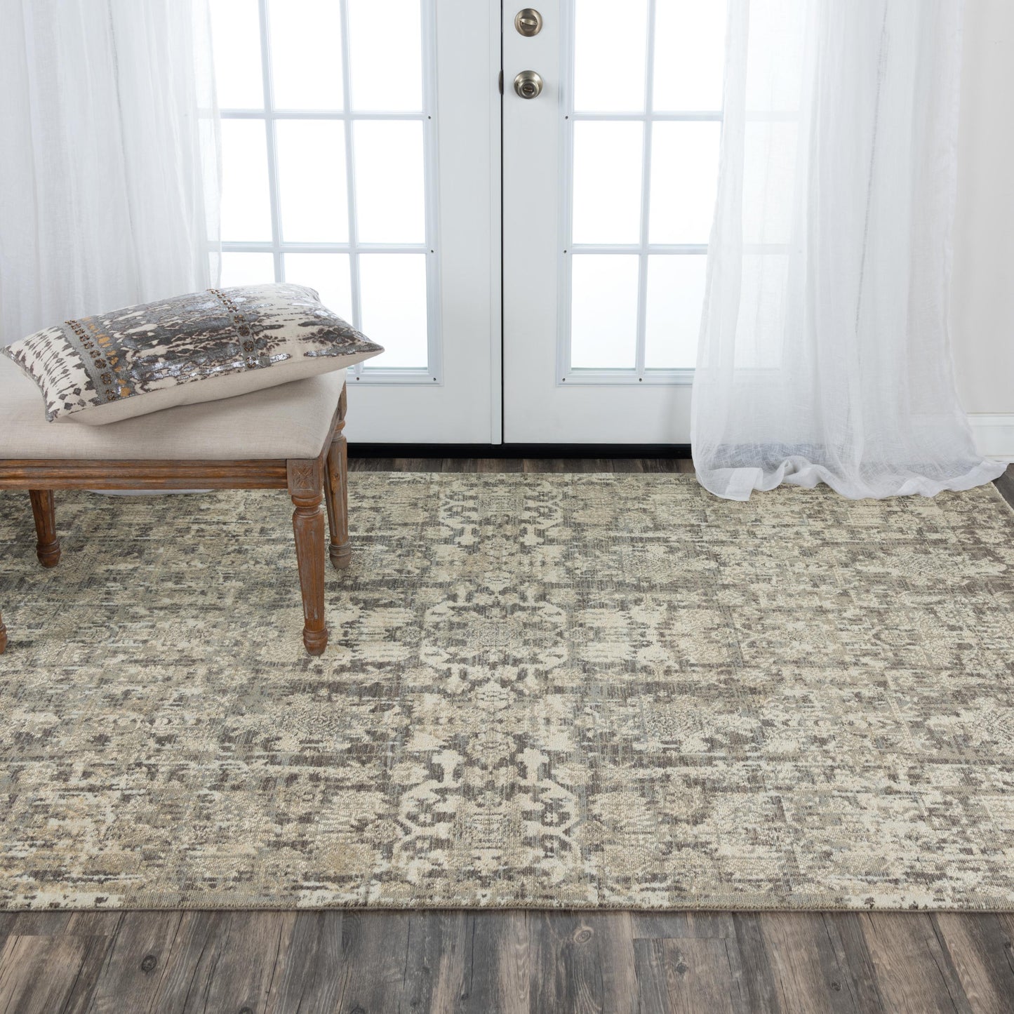 Couture CUT102 Copper/Beige Hybrid Rug - Rizzy