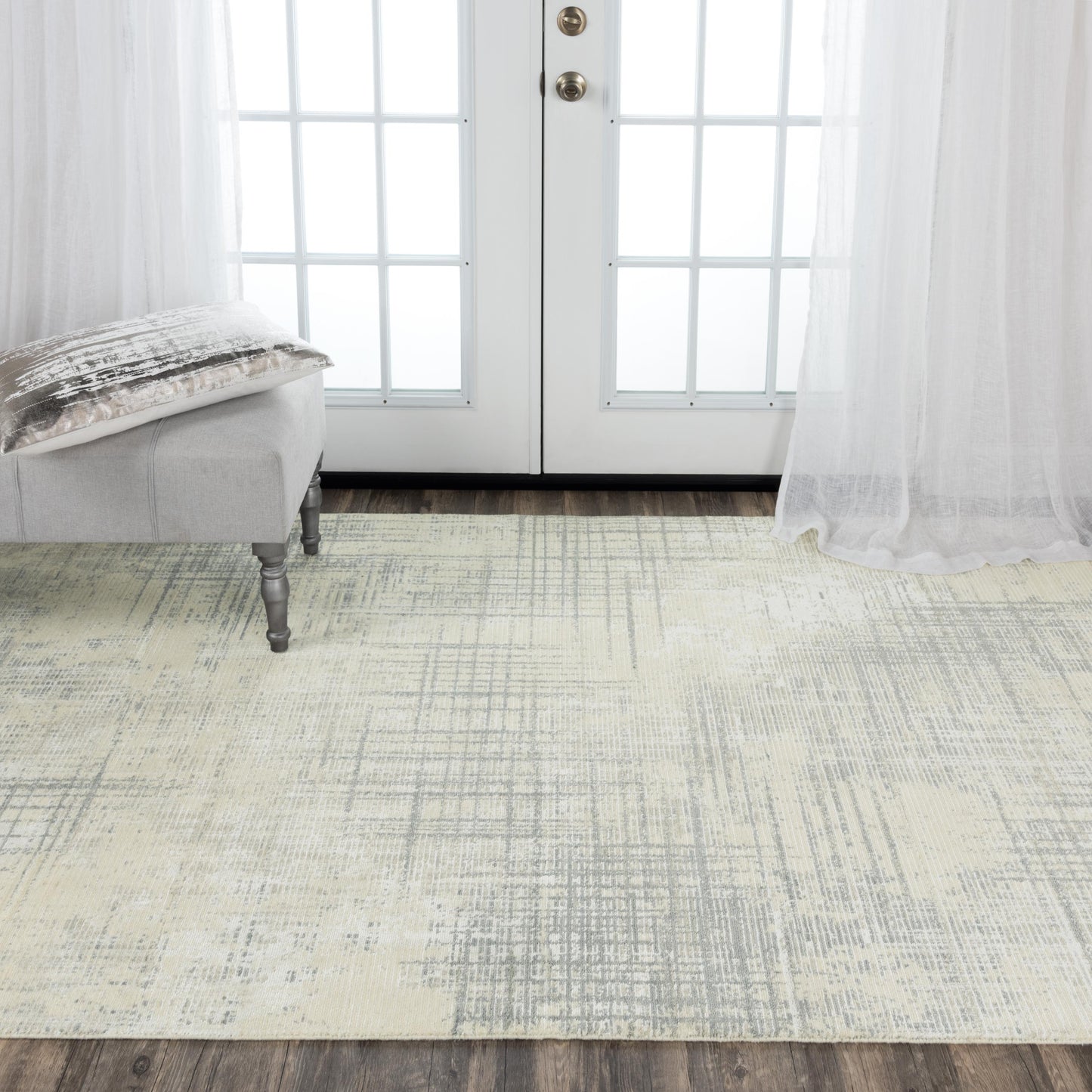 Couture CUT103 Beige/Gray Hybrid Rug - Rizzy