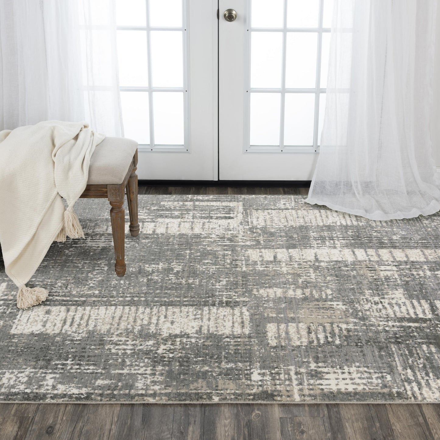 Couture CUT113 Gray Hybrid Rug - Rizzy