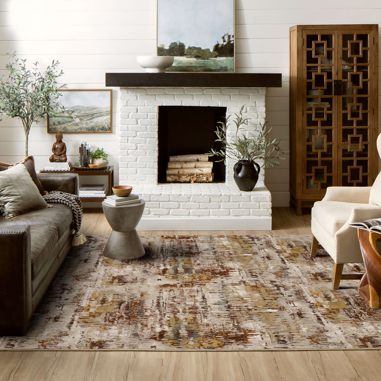 Karastan Rugs Caliente Rust Area Rug