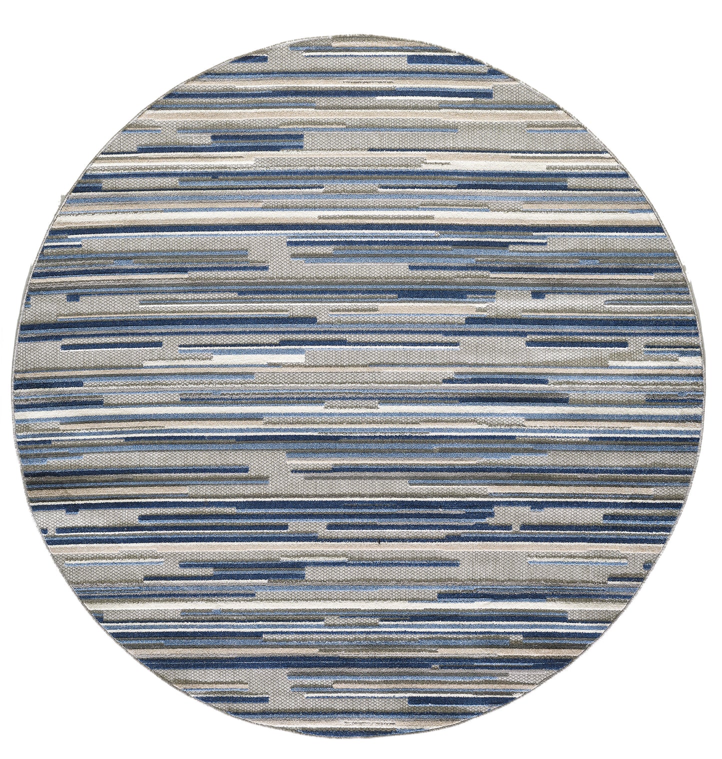 Calla 6920 Blue Denni Machine Woven Performance Area Rug - Kas