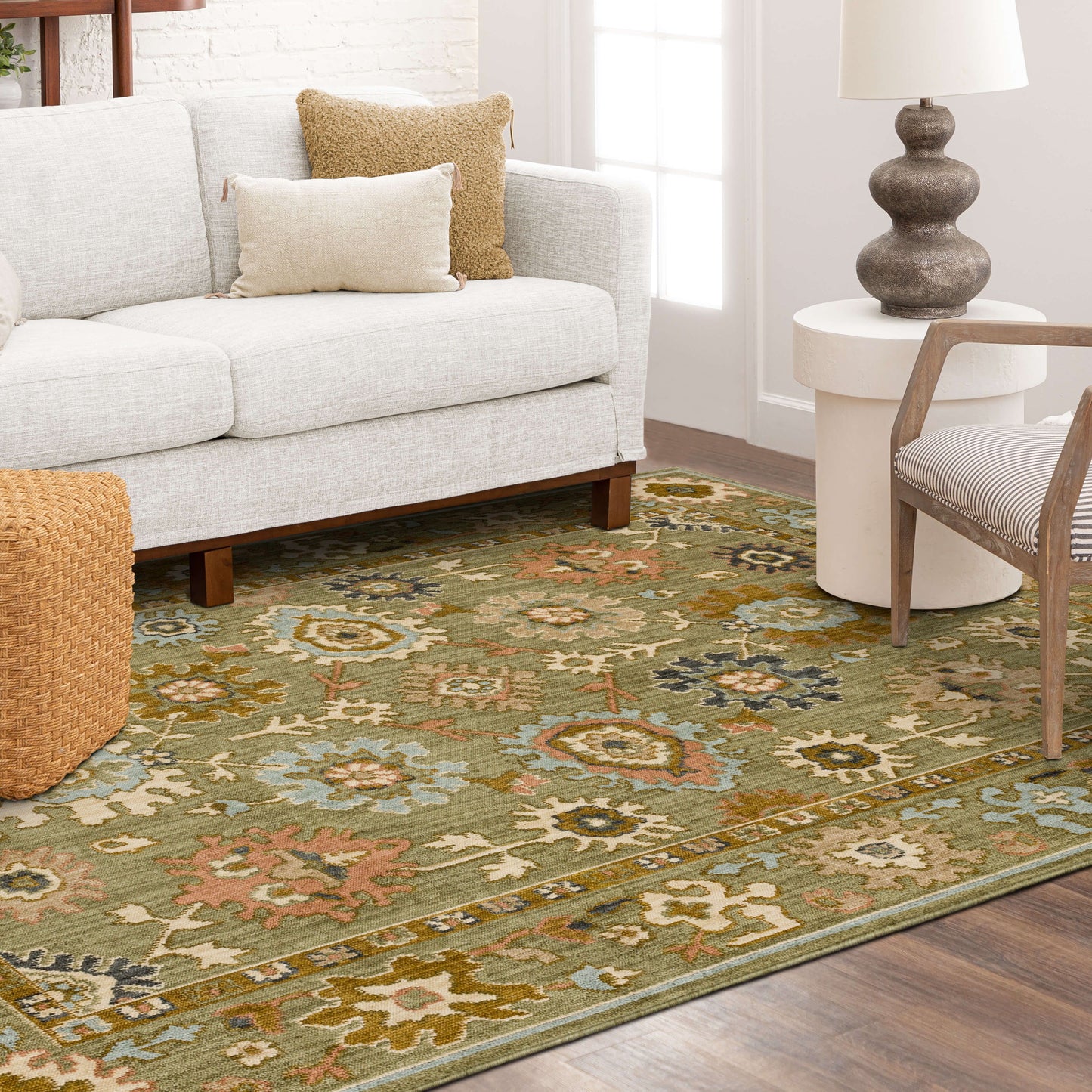 Karastan Rugs Captivating Olive Area Rug