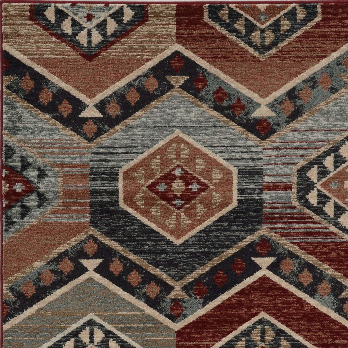 Chester 5630 Red Artisan Machine Woven Performance Area Rug - Kas