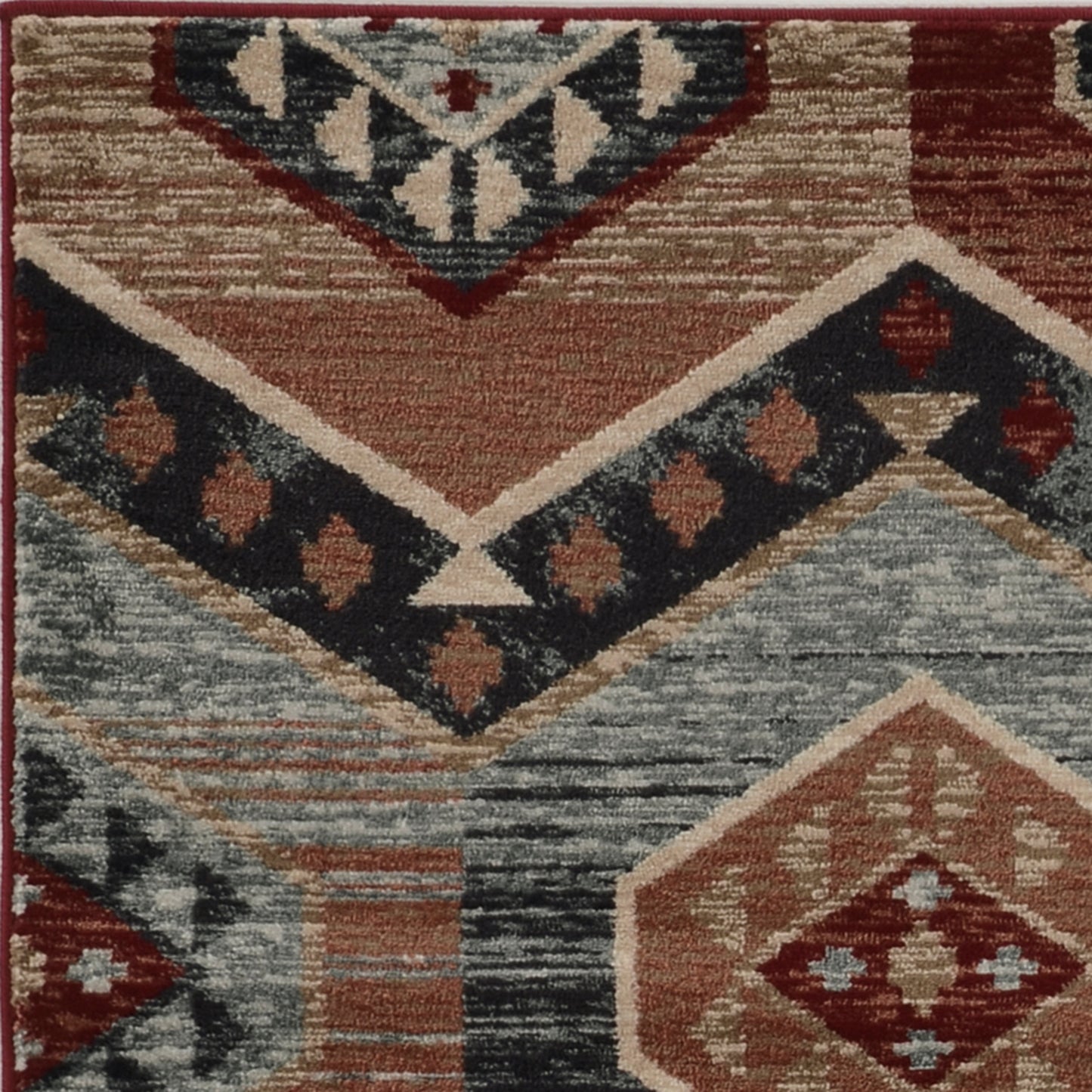 Chester 5630 Red Artisan Machine Woven Performance Area Rug - Kas