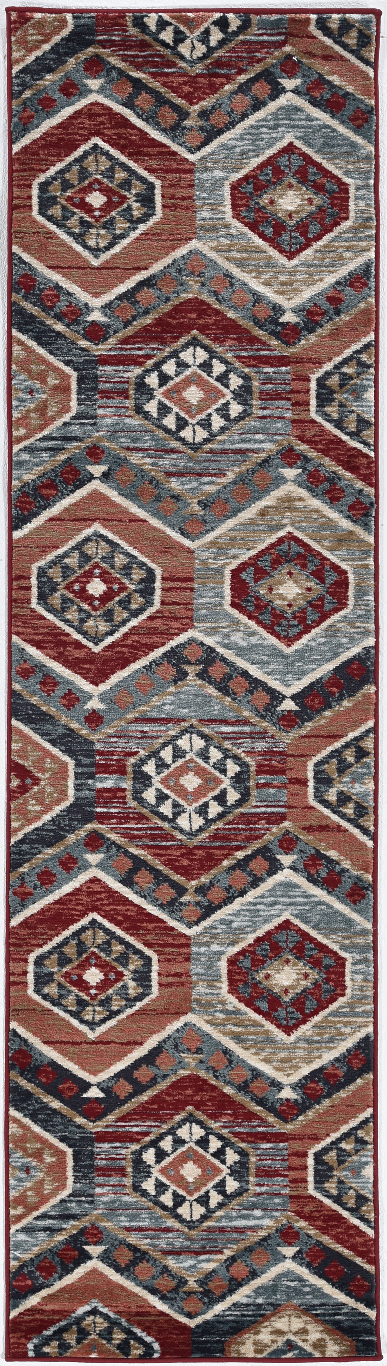 Chester 5630 Red Artisan Machine Woven Performance Area Rug - Kas