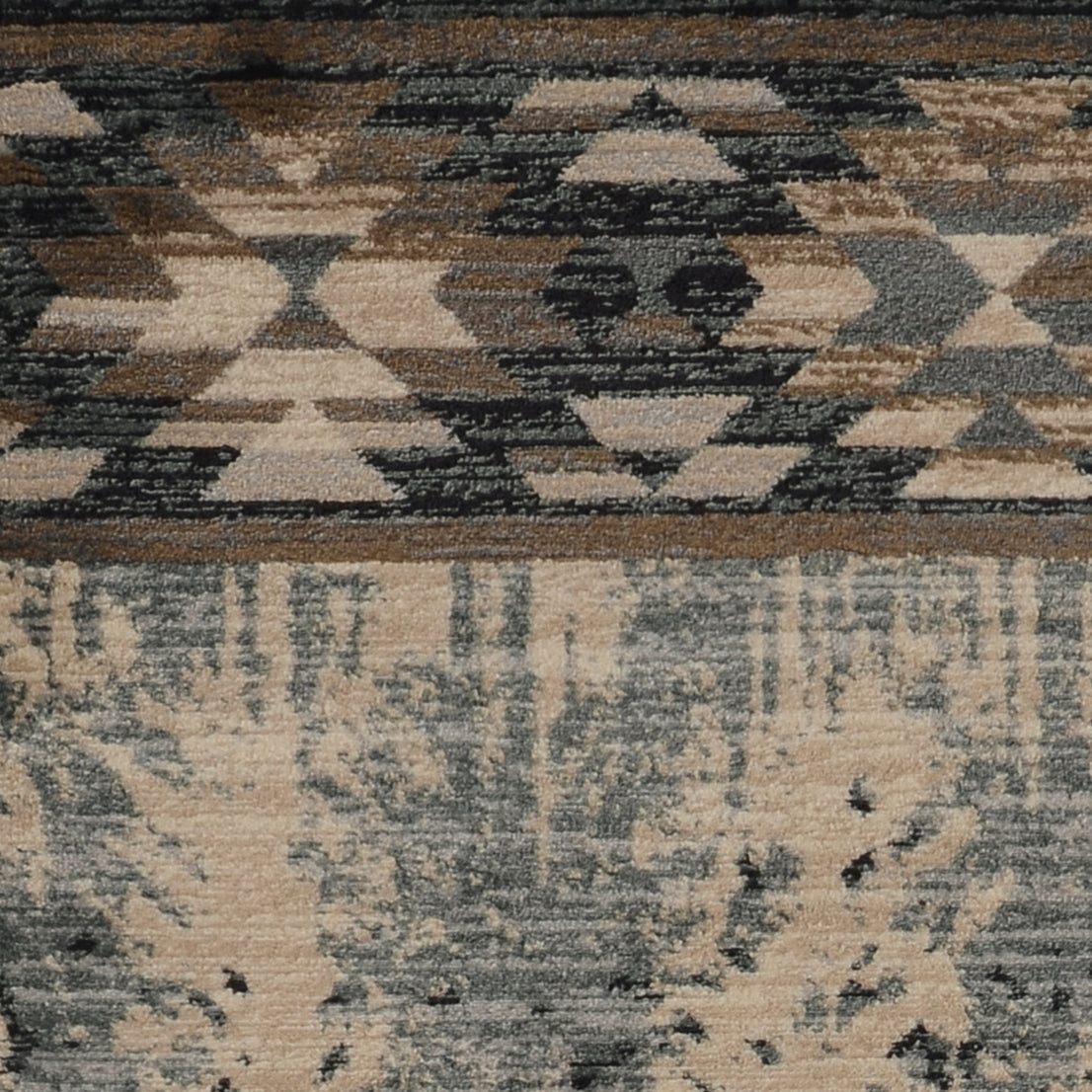 Chester 5636 Slate Blue Pines Machine Woven Performance Area Rug - Kas